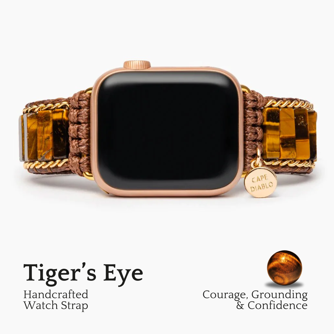 Pulseira Apple Watch Olho de Tigre Intenso