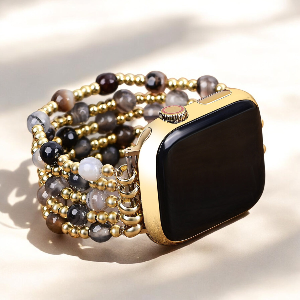 Pulseira Elástica Agate Elegance para Apple Watch