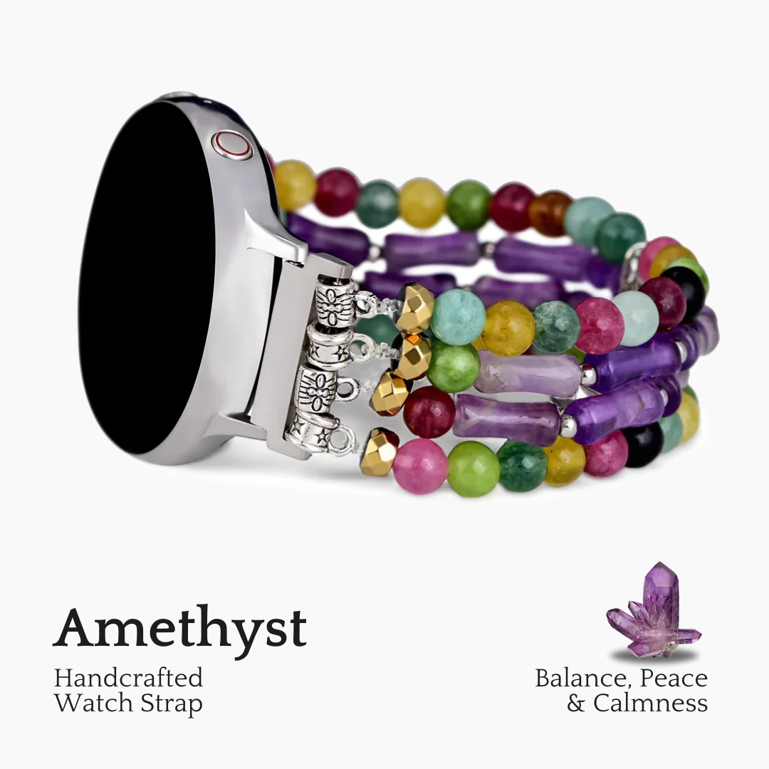 Pulseira Esticável Mosaic Amethyst para Samsung Galaxy Watch
