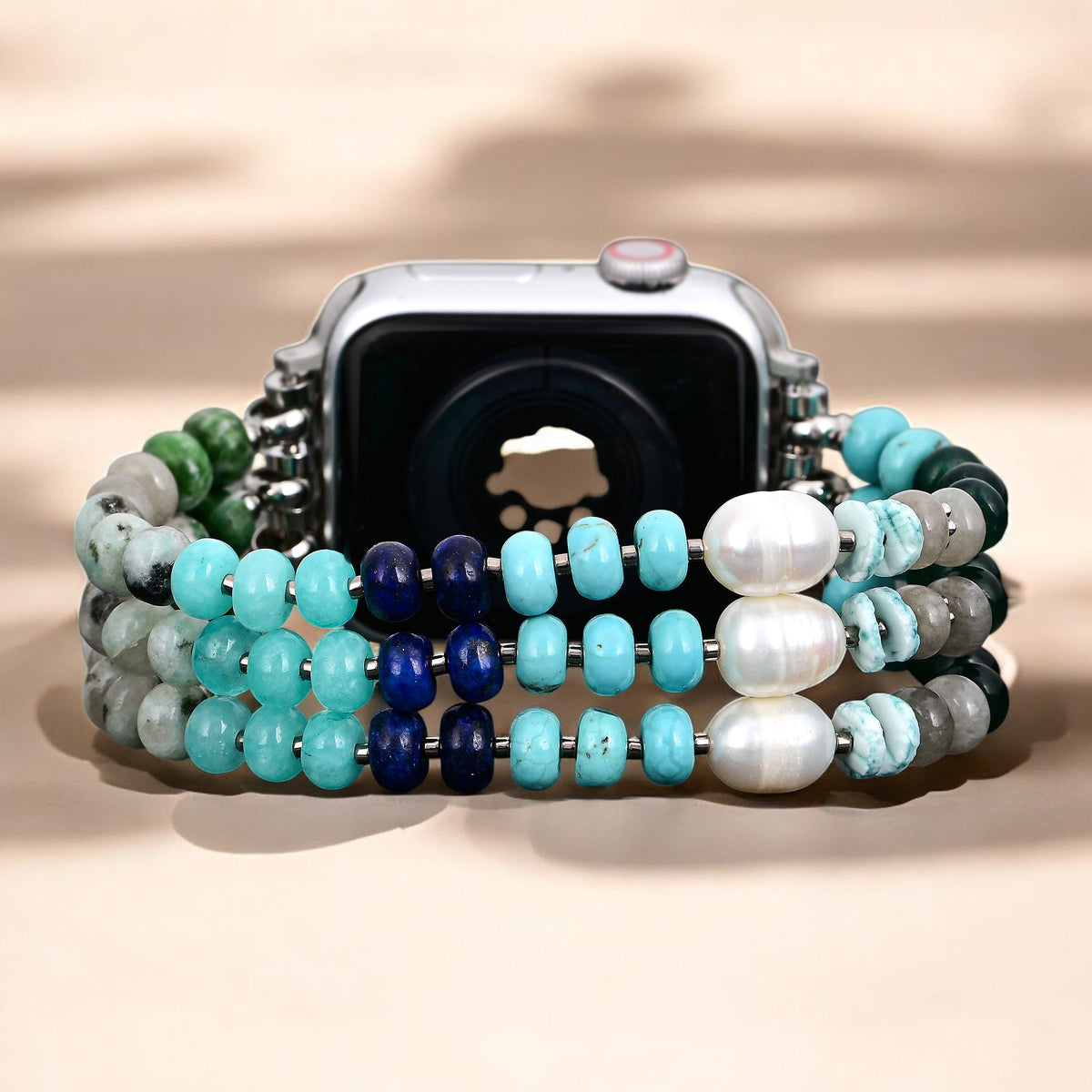 Pulseira Apple Watch Ocean Breeze Stone Stretch