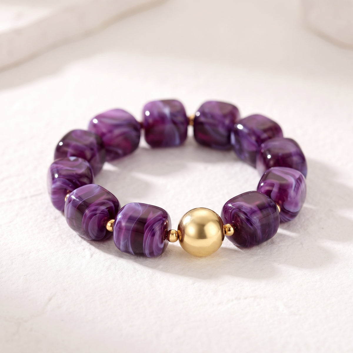 Pulseira grossa Amethyst Dream