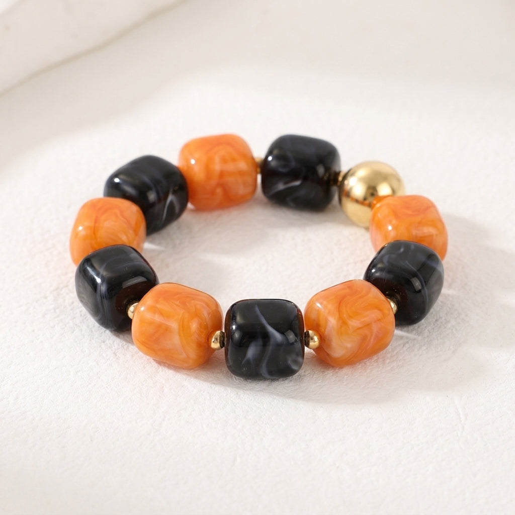 Pulseira robusta de Halloween Pumpkin Twilight