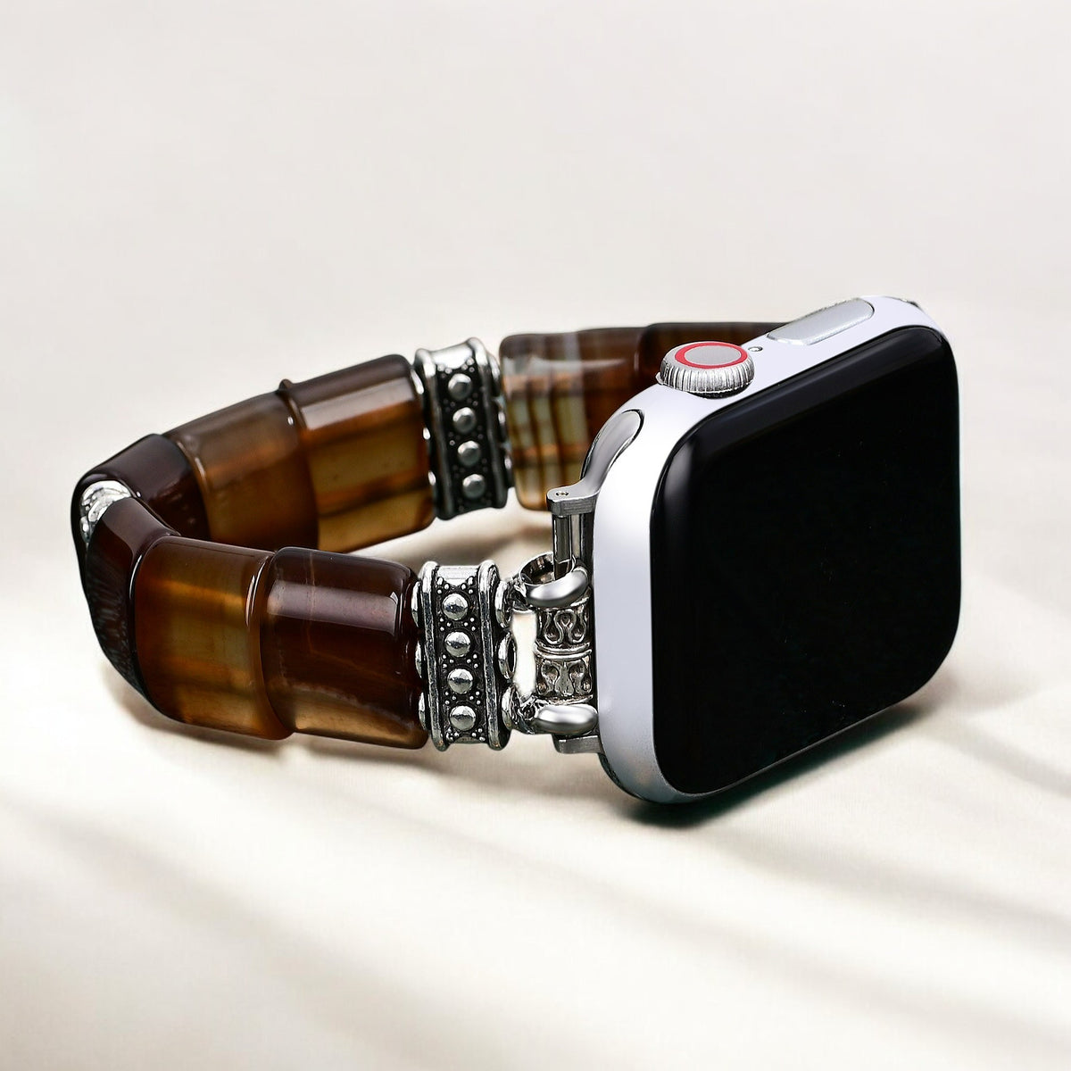 Pulseira elástica de ágata Ethereal Dune para Apple Watch