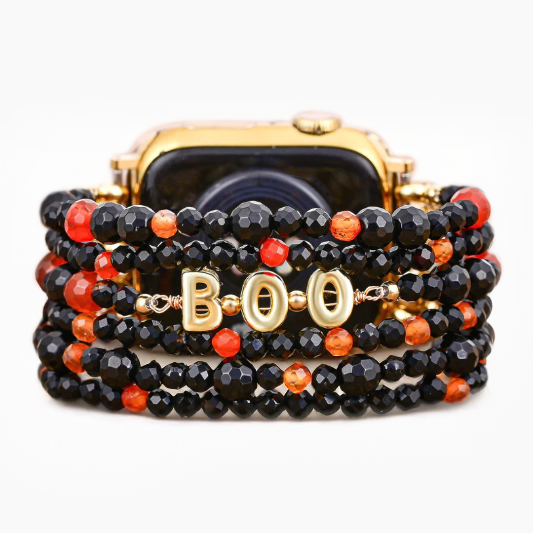 Pulseira Apple Watch Halloween Abóbora