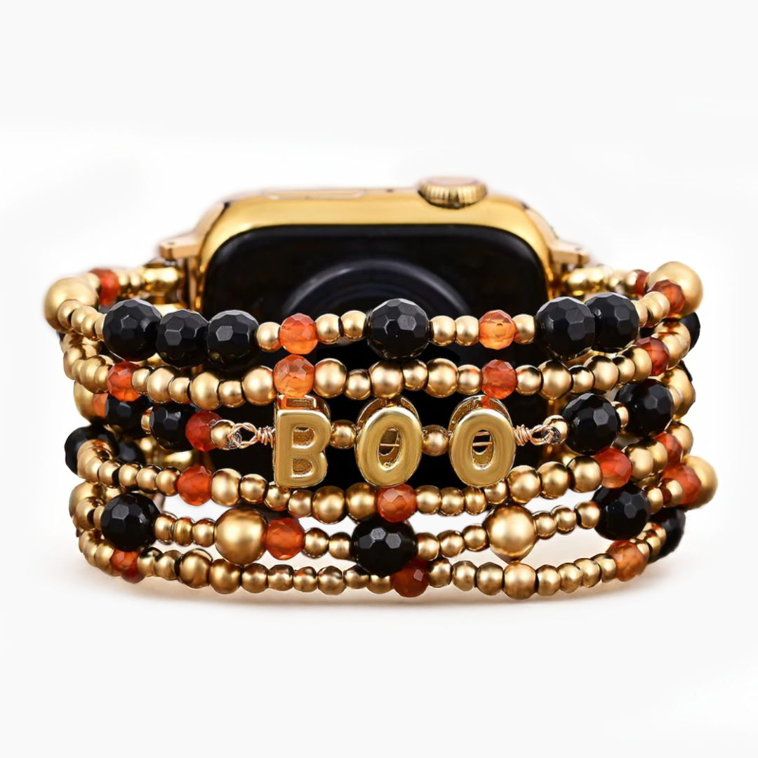 Pulseira Apple Watch Halloween Assustadora com Brilho