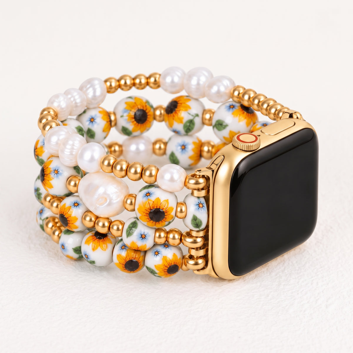Pulseira para Apple Watch Porcelain Garden Florescer ao Sol