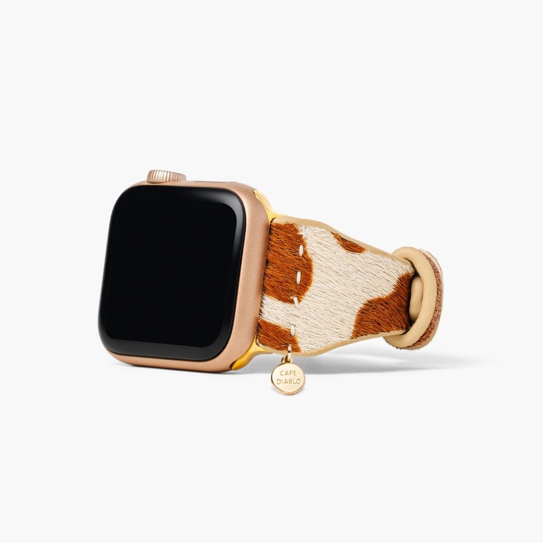 Pulseira de Couro Fina Savannah para Apple Watch