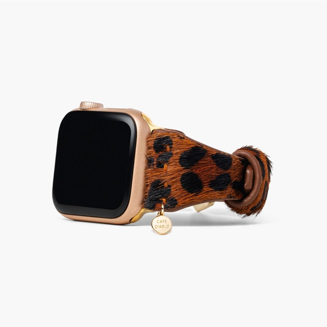 Pulseira Apple Watch de Couro Marrom Panthera