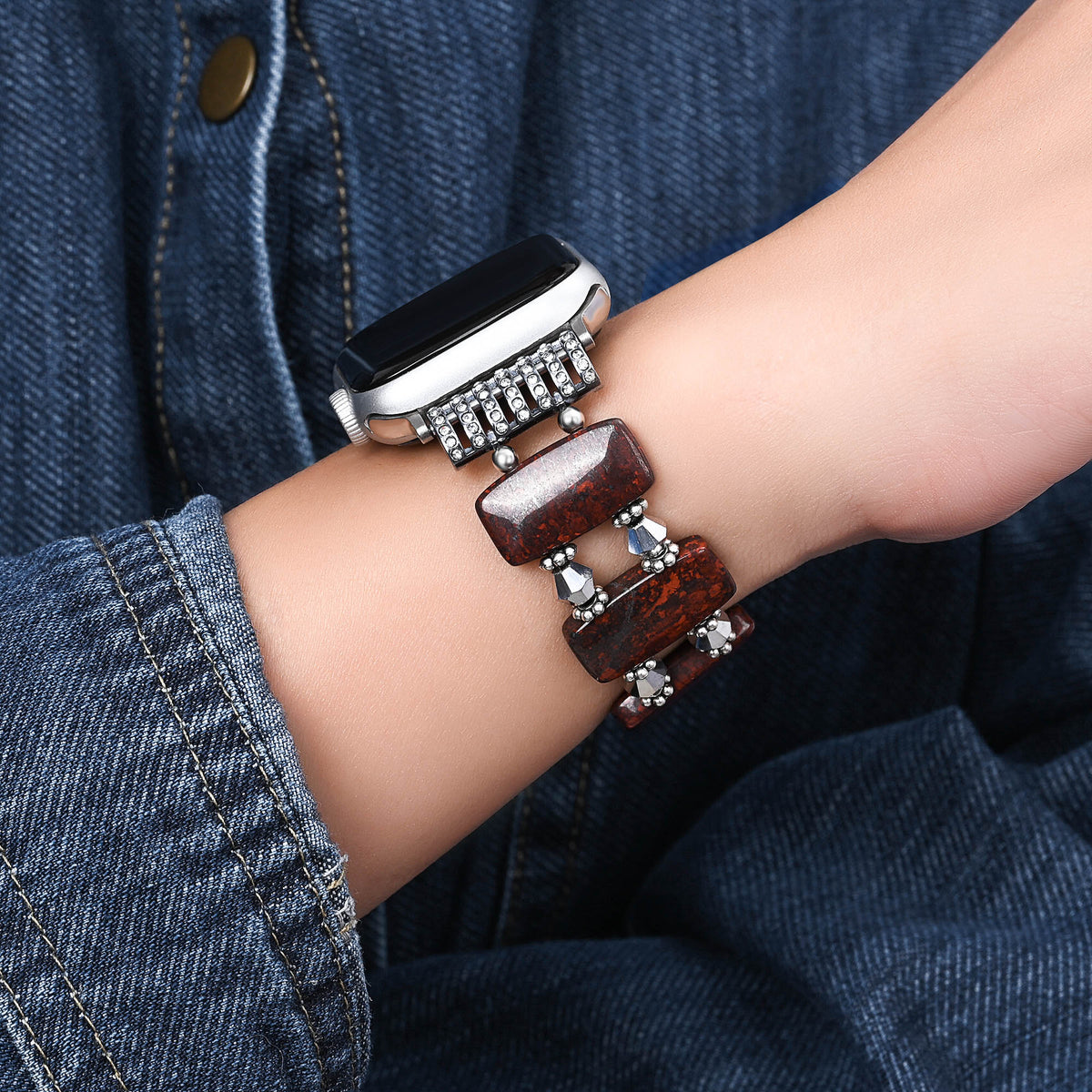 Pulseira Crimson Earth Stretch para Apple Watch