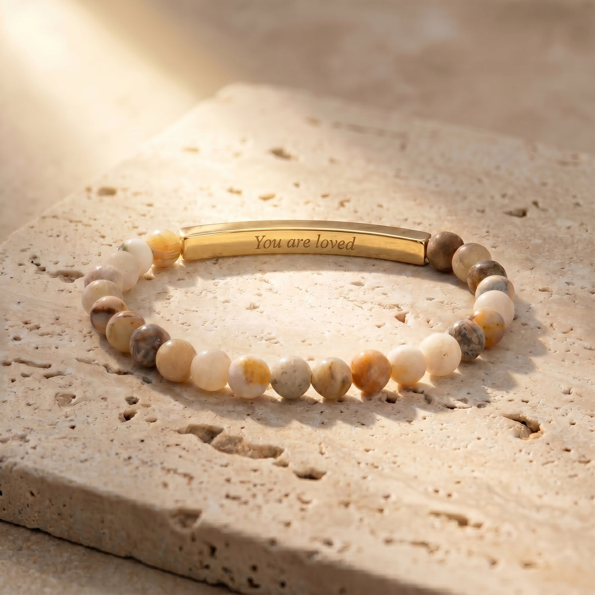 Bracelets de Pedra com Mensagem Secreta