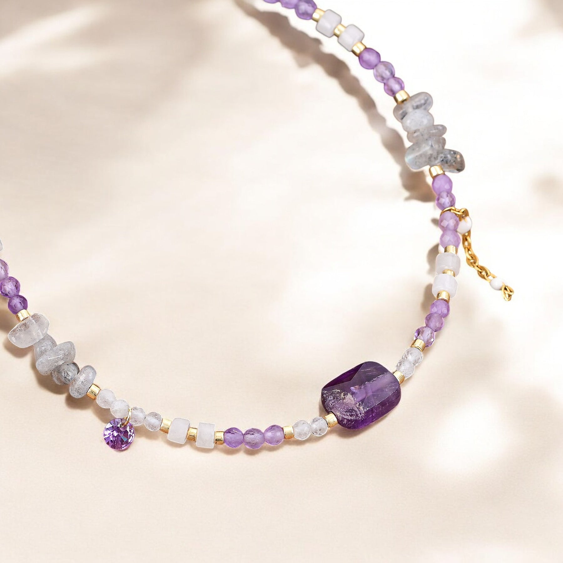 Pulseira de Tornozelo Amethyst Serenity