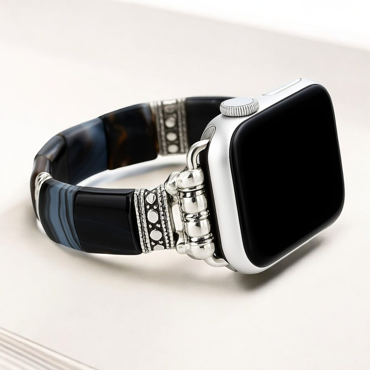 Pulseira Bohemian Noir Stretch para Apple Watch