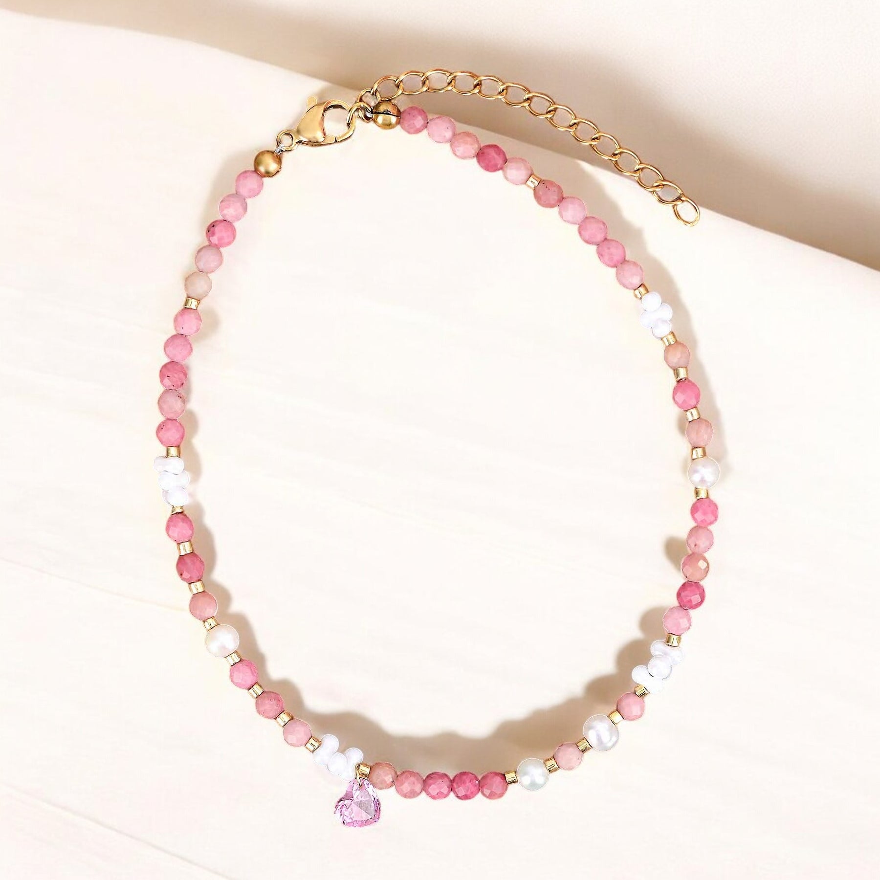 Pulseira de Tornozelo Blush Harmony