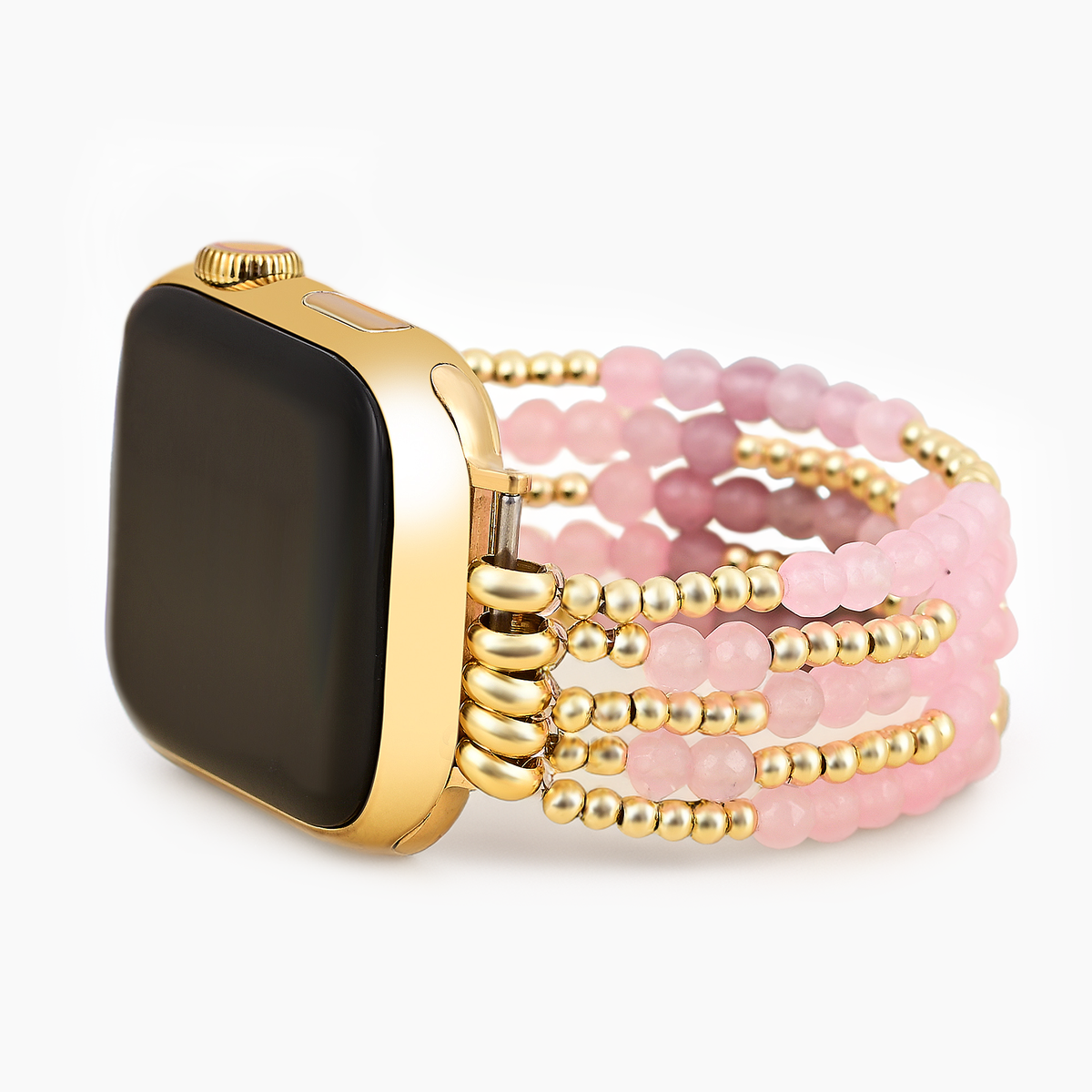 Pulseira Apple Watch Rose Quartz Radiance Stretch