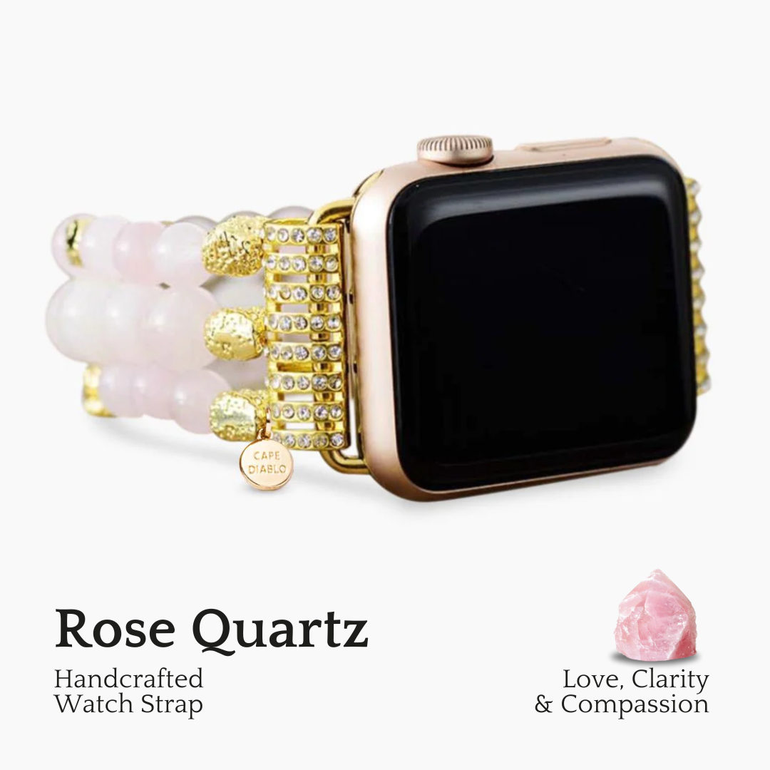 Pulseira Elástica Rose Quartz para Apple Watch