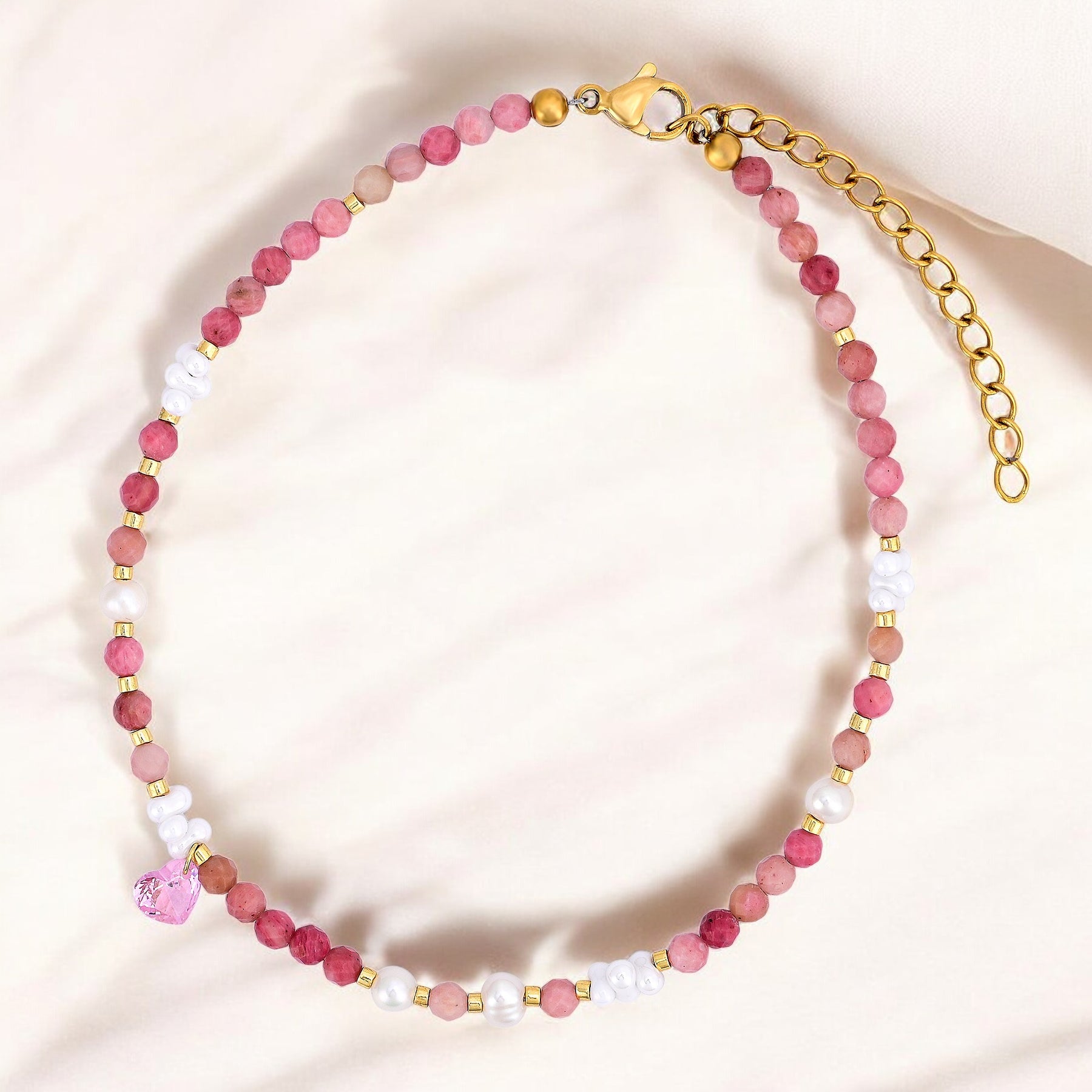 Pulseira de Tornozelo Blush Harmony