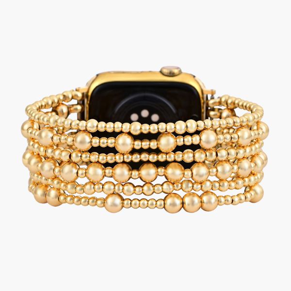 Pulseira Golden Demure Stretch para Apple Watch