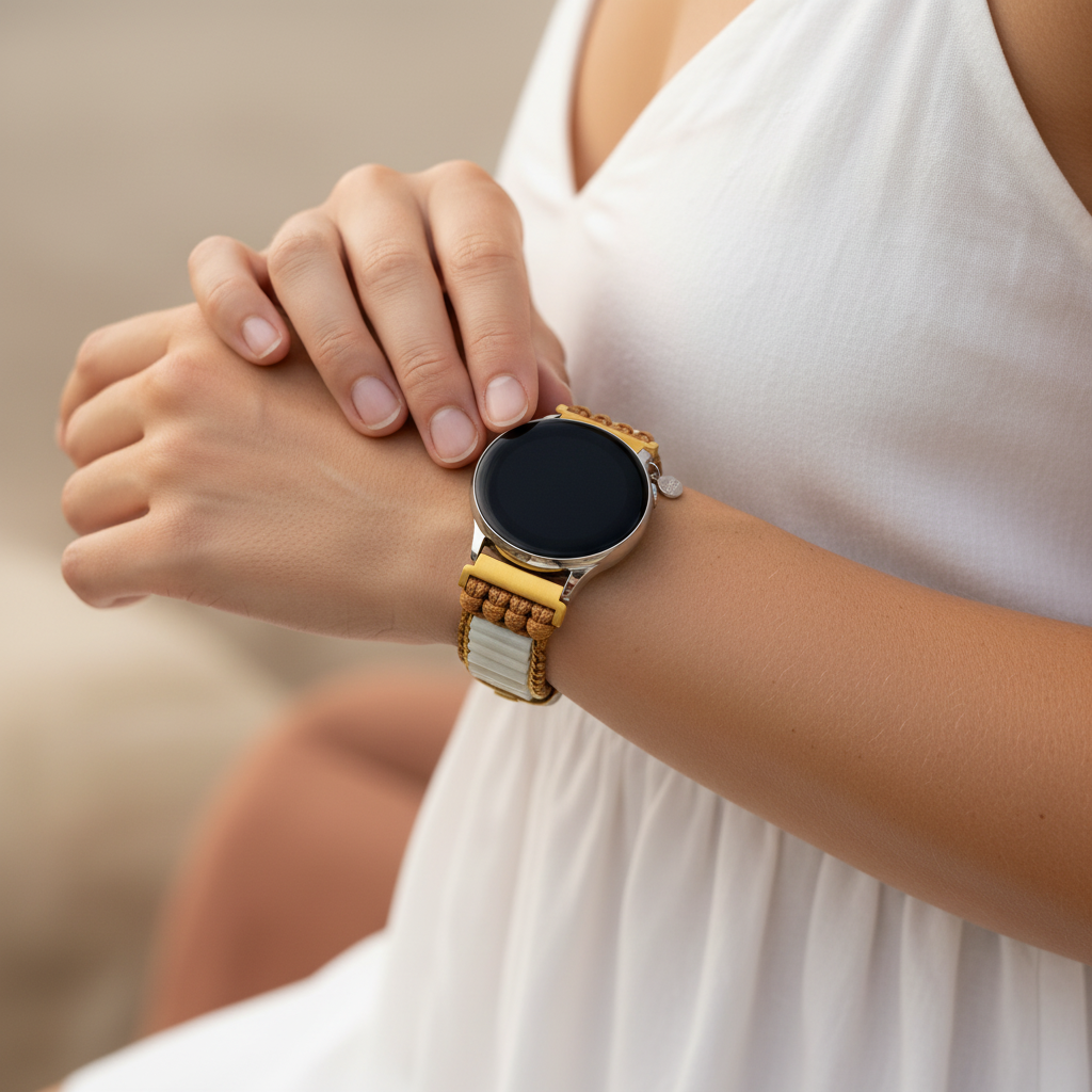 Pulseira de Proteção Amazonita para Samsung Galaxy Watch