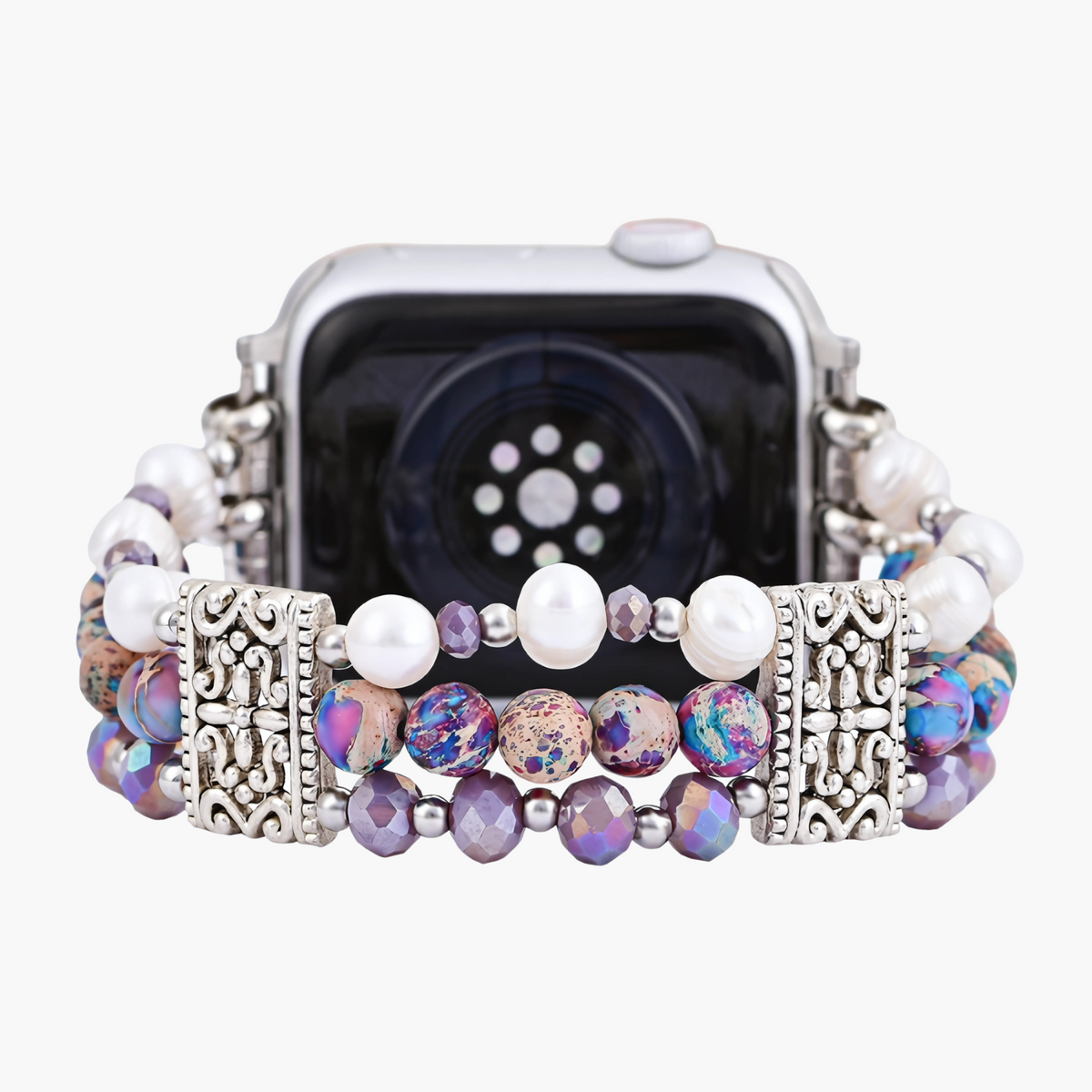 Pulseira Artisanal Jasper Oasis Stretch para Apple Watch