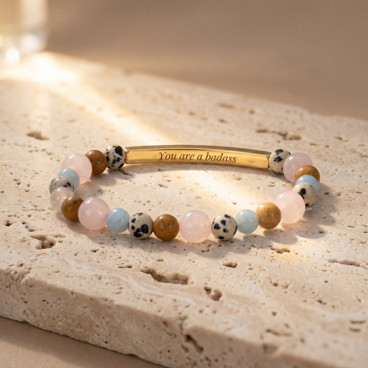 Bracelets de Pedra com Mensagem Secreta