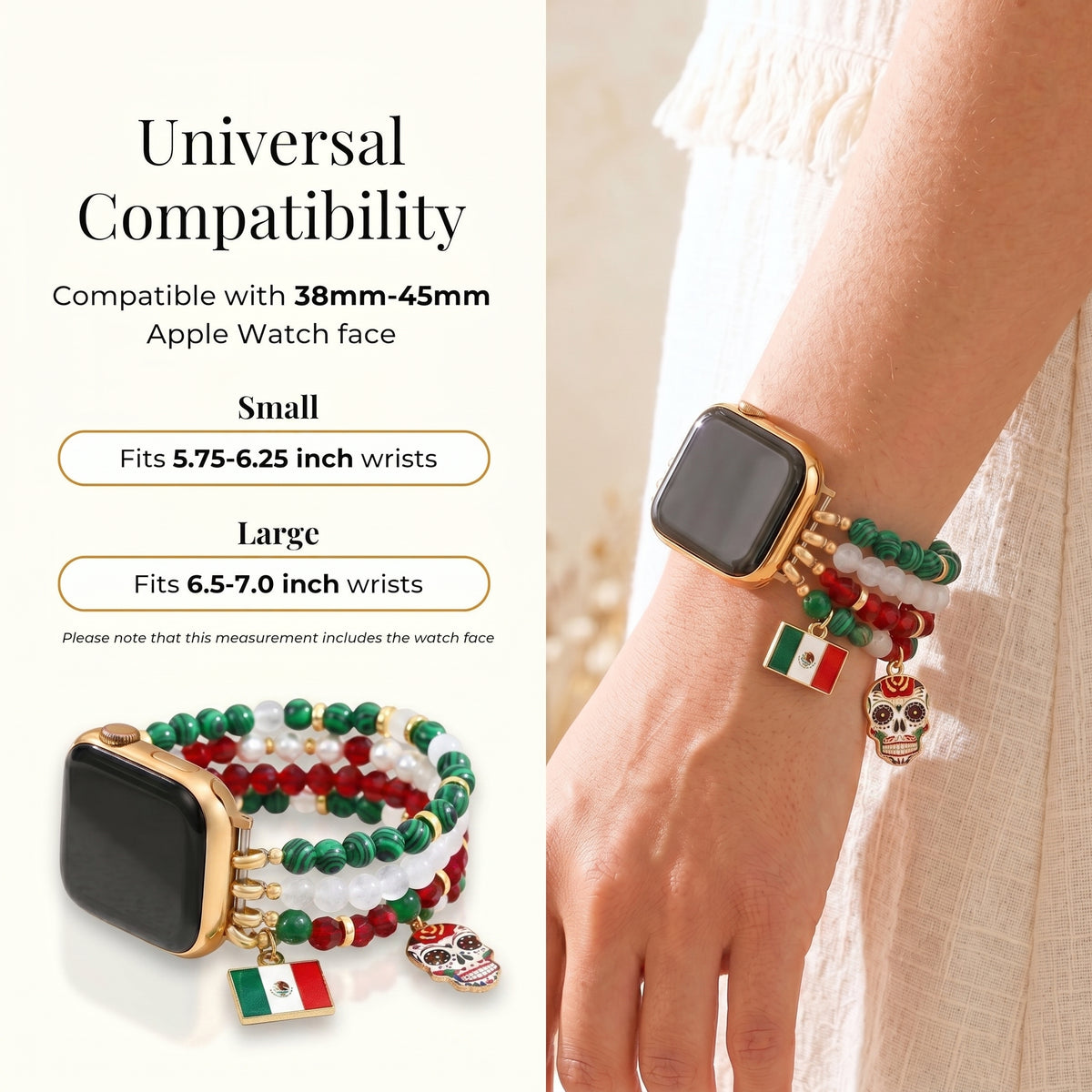 Pulseira Viva México Stretch para Apple Watch