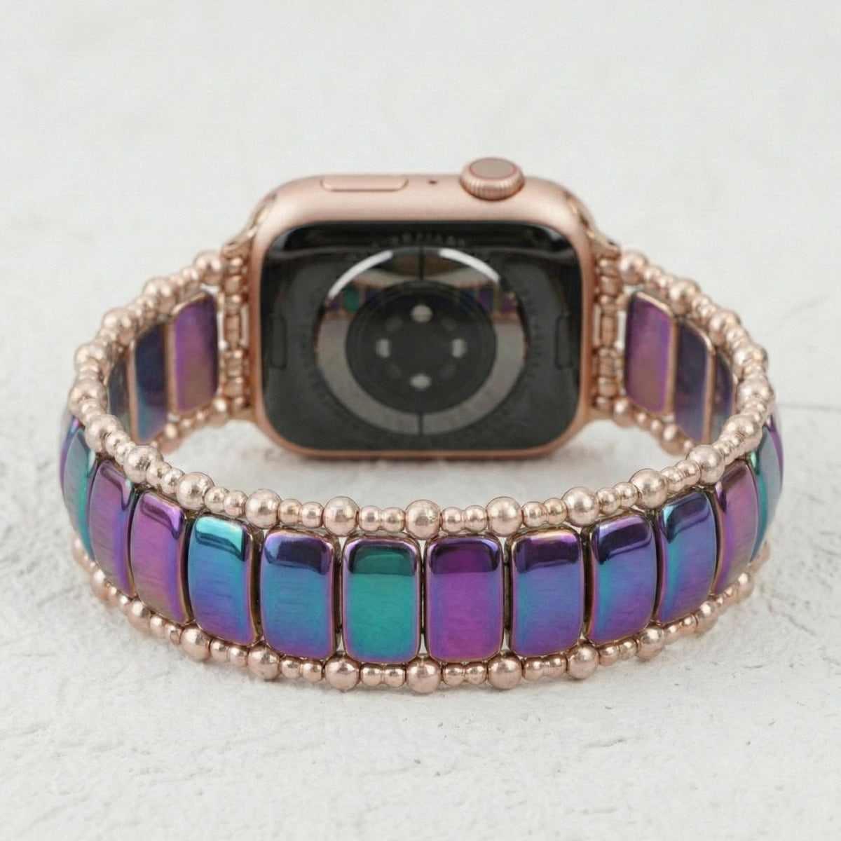 Pulseira Elástica Apple Watch Euforia Rosa