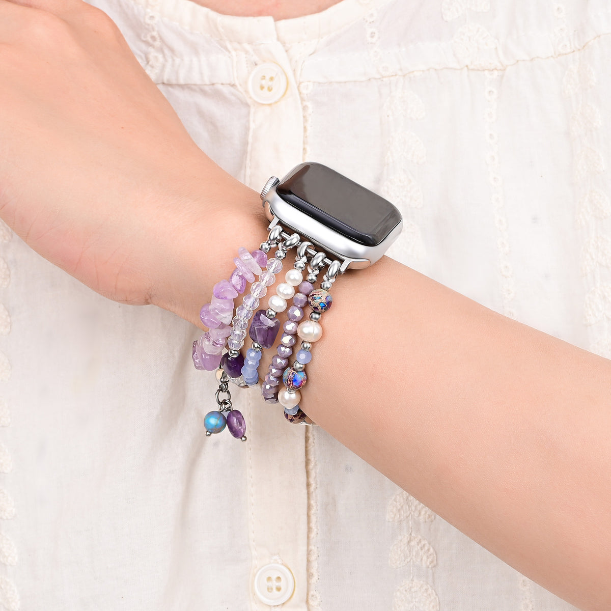 Pulseira Lilás Shoreline Stretch para Apple Watch