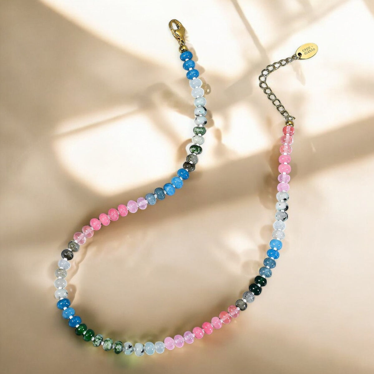 Colar de Pedra dos Sonhos Pastel