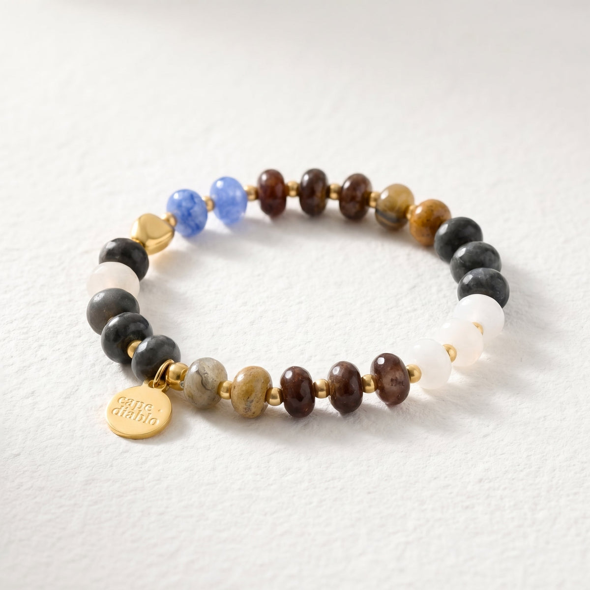 Pulseira Labradorita Brilho de Aterramento