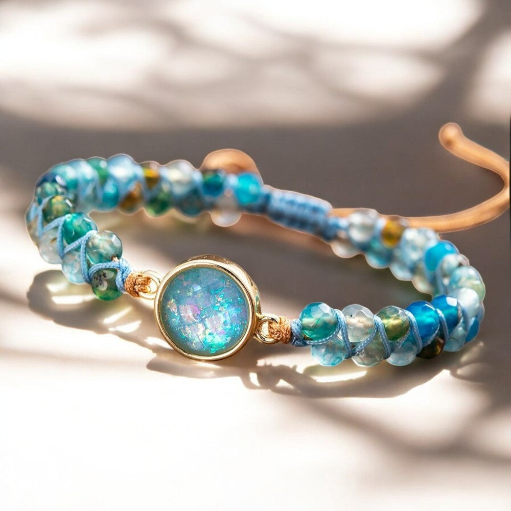 Pulseira de Proteção Aqua Pura Opal