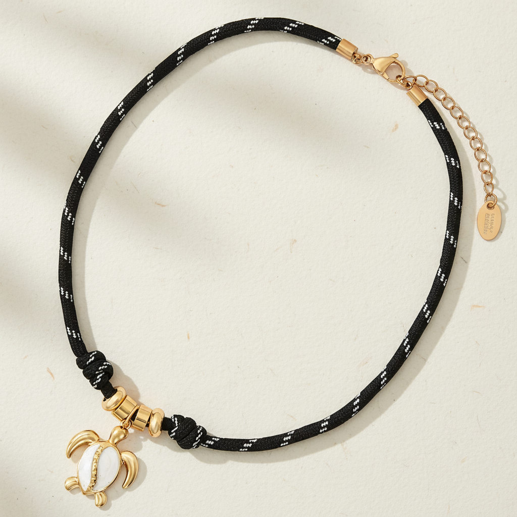 Colar Pingente Viagem da Tartaruga