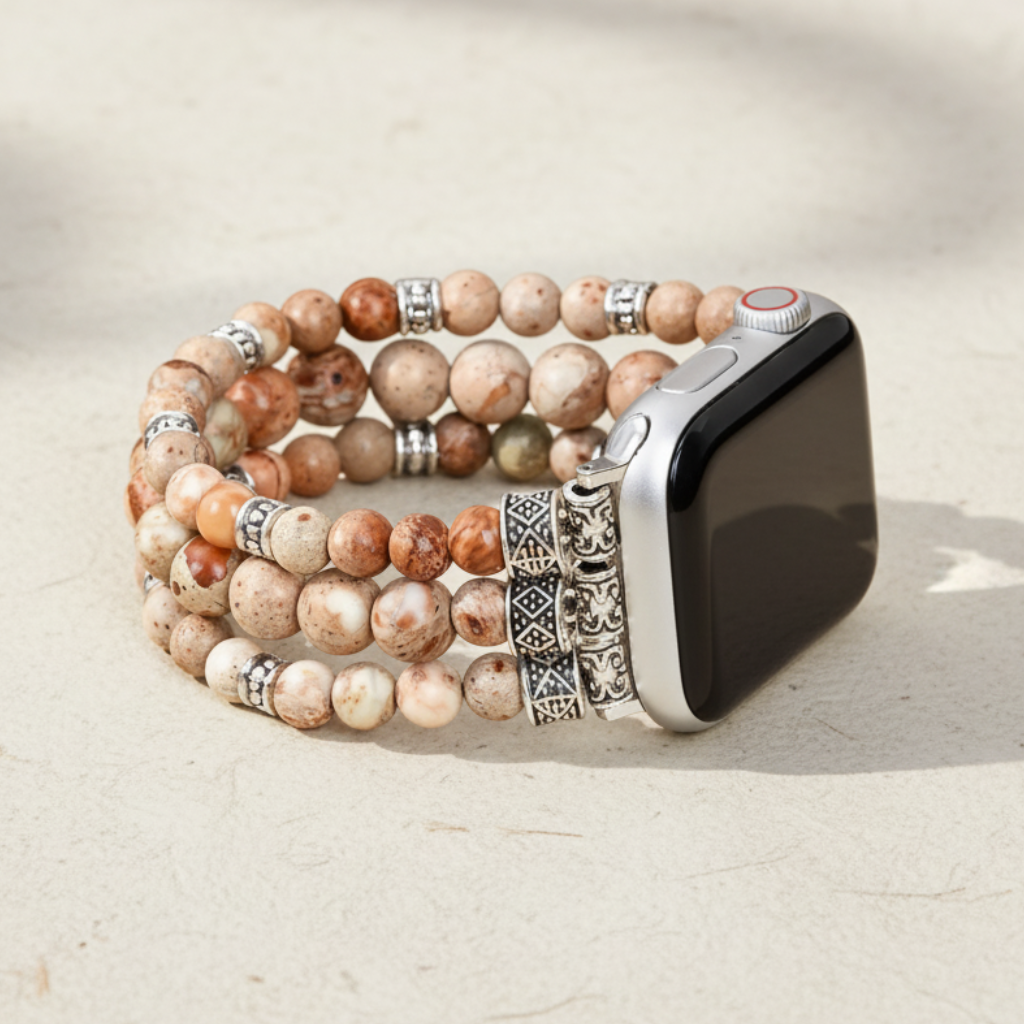 Pulseira Imperial Earth Jasper para Apple Watch