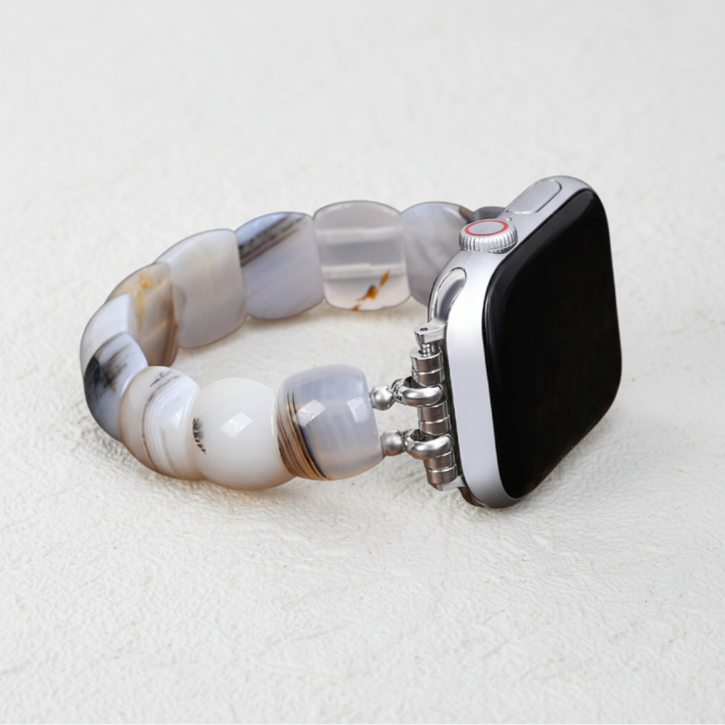 Pulseira Elástica Aura Marfim para Apple Watch