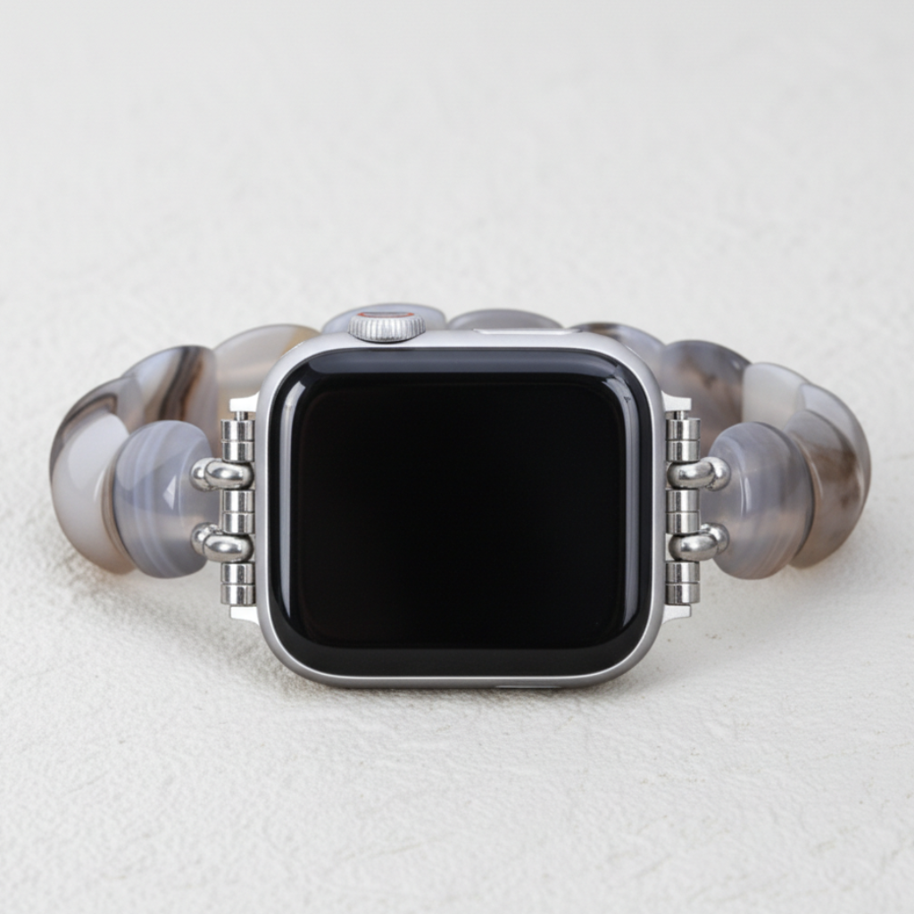 Pulseira Elástica Aura Marfim para Apple Watch