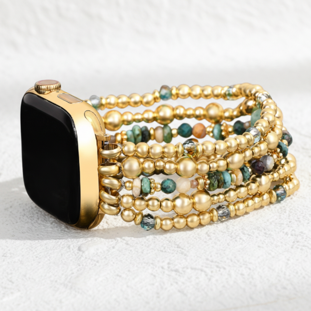 Pulseira Elástica Golden Oasis para Apple Watch