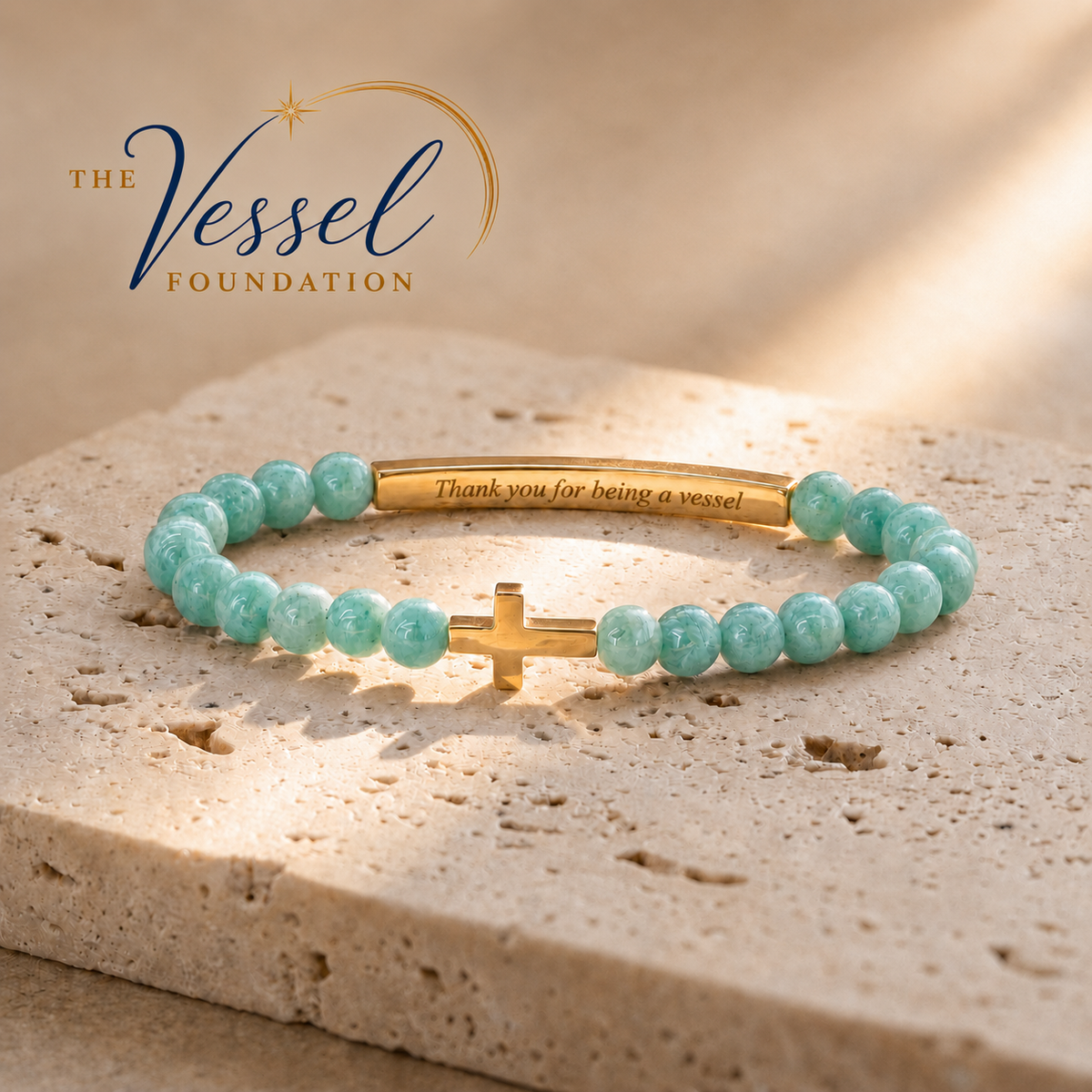 Pulseira “Obrigado por ser um Vessel” da The Vessel Foundation