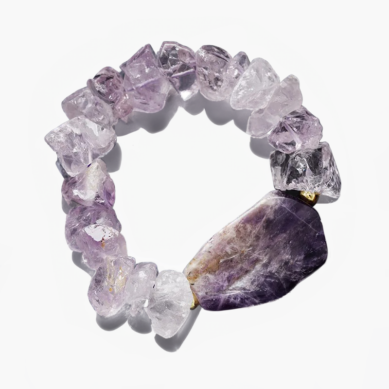 Pulseira Elástica Boho Amethyst Haze