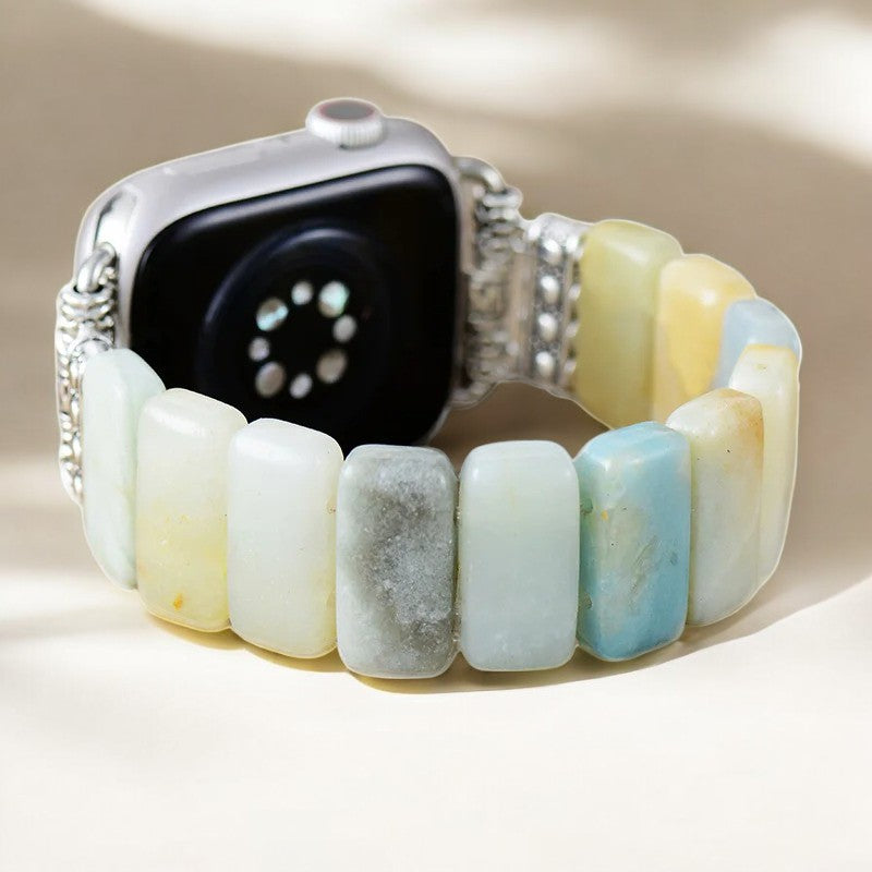 Pulseira Apple Watch Amazonite Grace Stretch