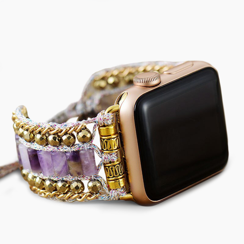 Pulseira Majestic Amethyst para Apple Watch