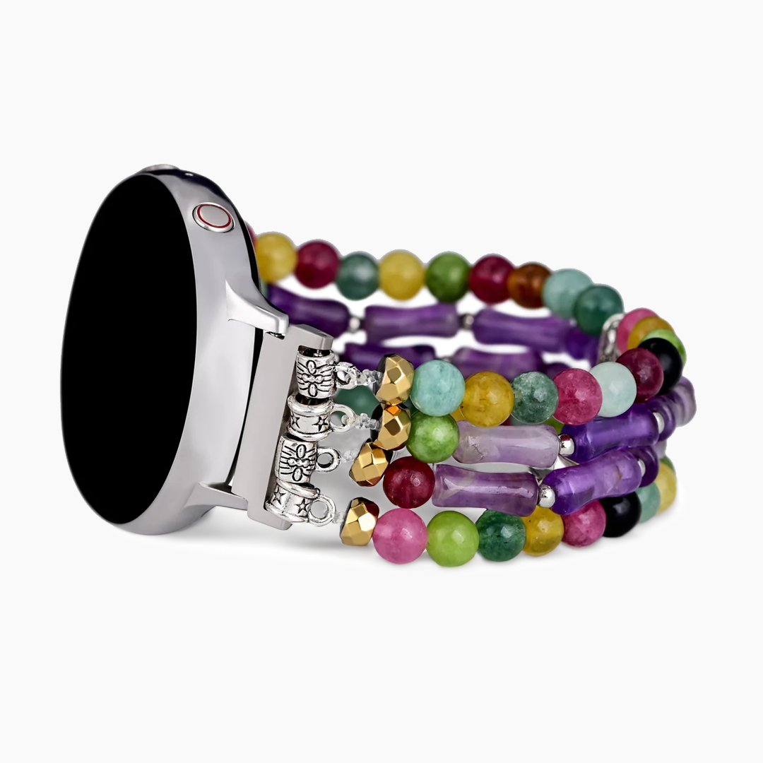 Pulseira Esticável Mosaic Amethyst para Samsung Galaxy Watch
