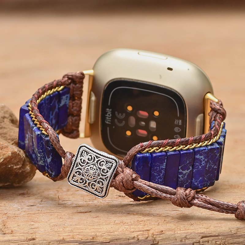 Pulseira para relógio Fitbit Versa 1 e 2 Azure Jasper