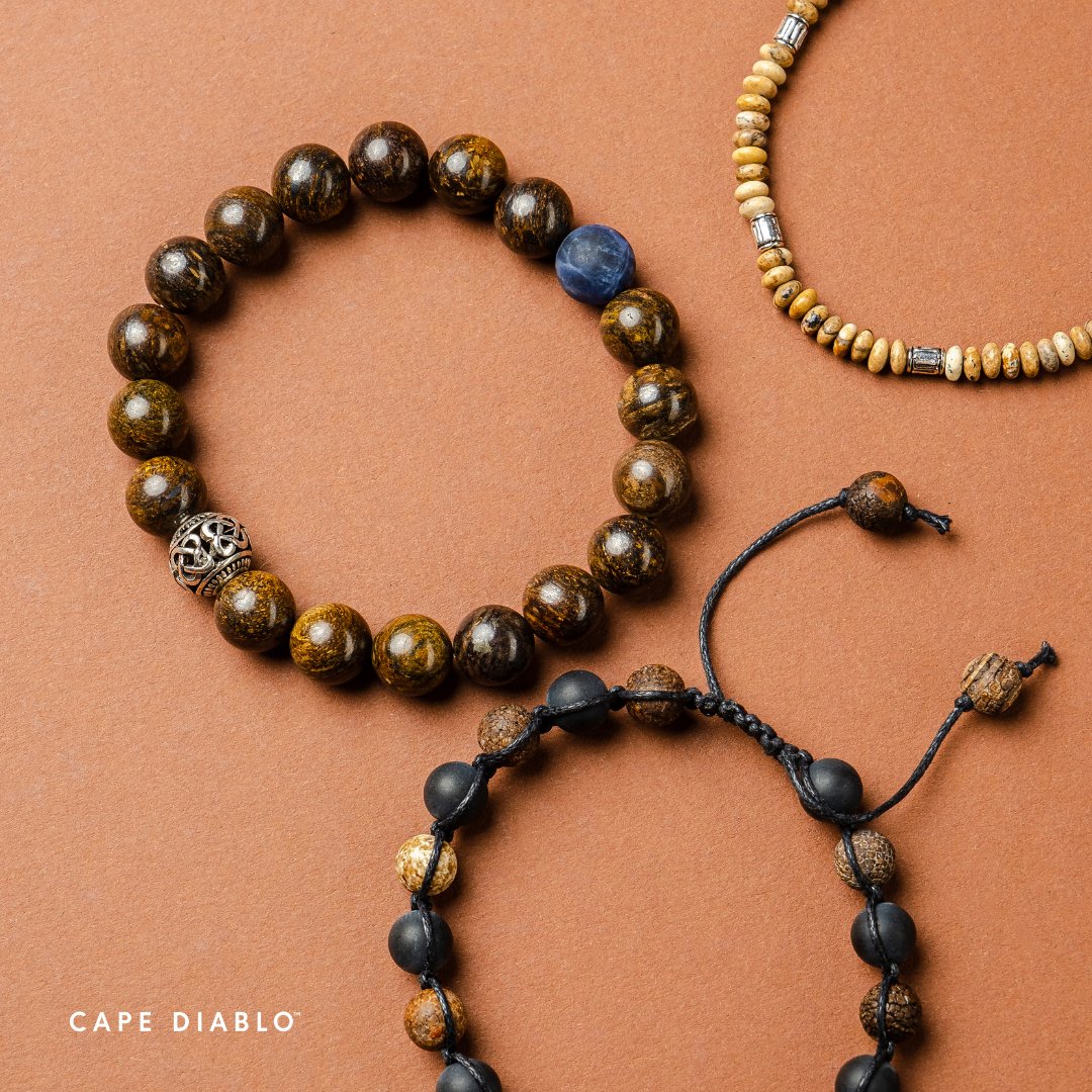 Men's Cracked Onyx Bracelet - Cape Diablo