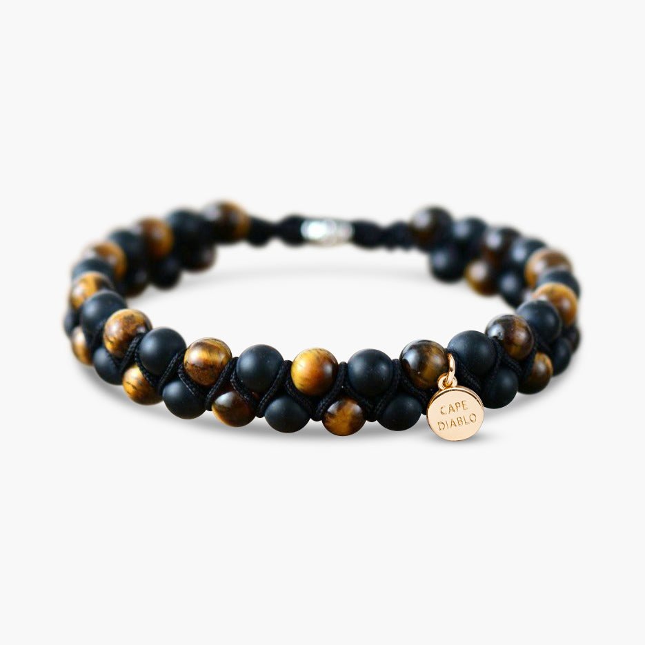Men's Onyx Tiger Eye Bracelet - Cape Diablo