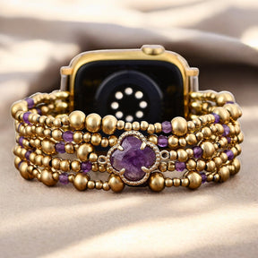 Pulseira Stretch de Proteção Imperial Ametista para Apple Watch
