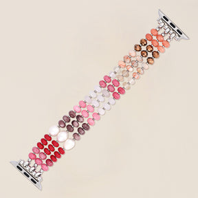 Pulseira Elástica Ruby Blush Stone para Apple Watch