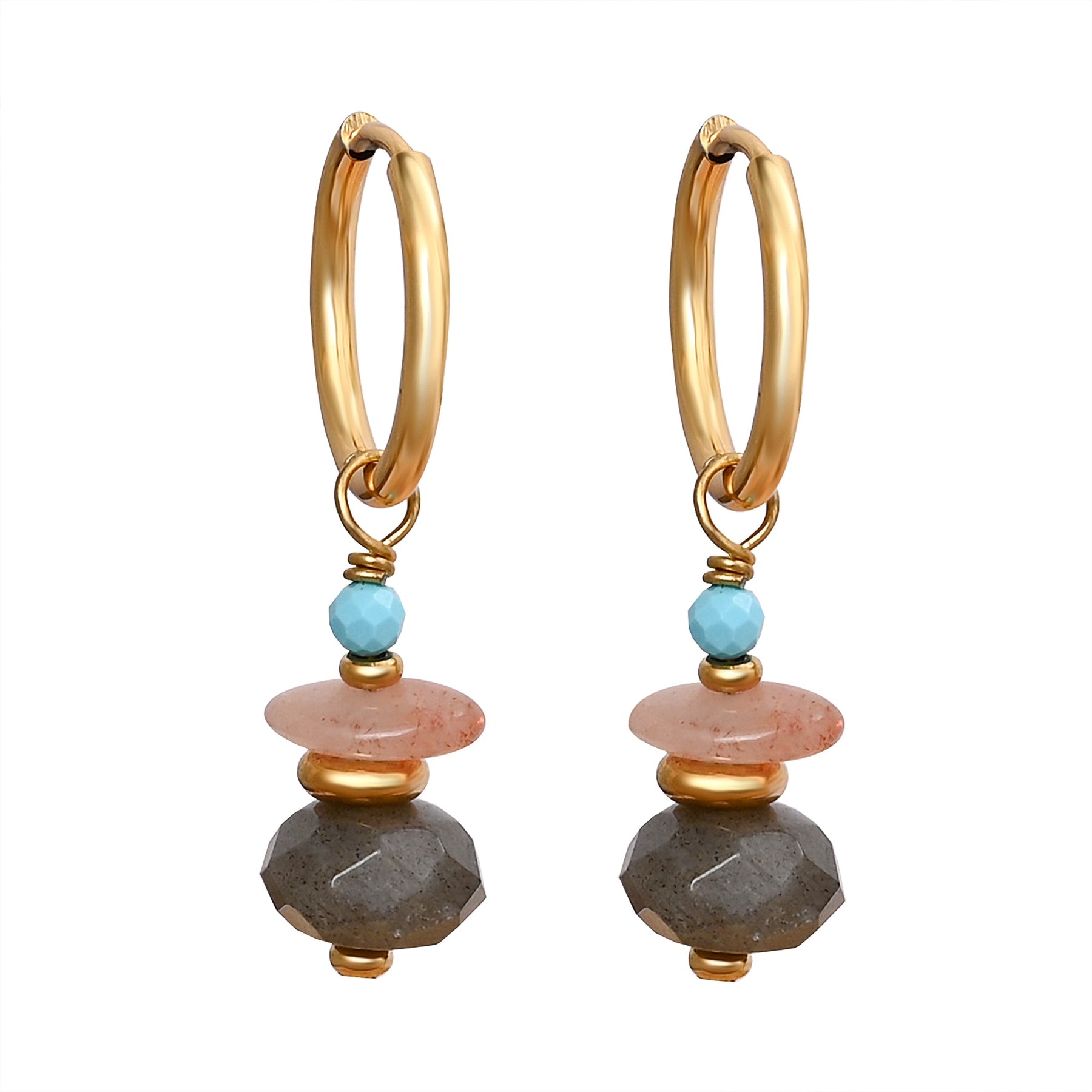 Brincos Aurora Labradorita