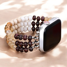 Pulseira Golden Sand Stone Stretch Apple Watch