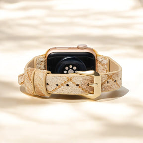 Pulseira de Couro Driftwood Hues para Apple Watch