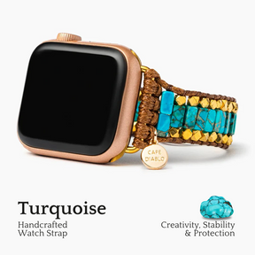 Pulseira de relógio Apple turquesa ousada