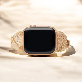 Pulseira de Couro Driftwood Hues para Apple Watch